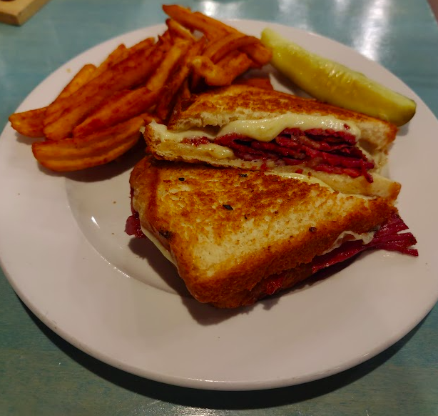 Irish Food Winchester, VA, Cheese melt with corned beef