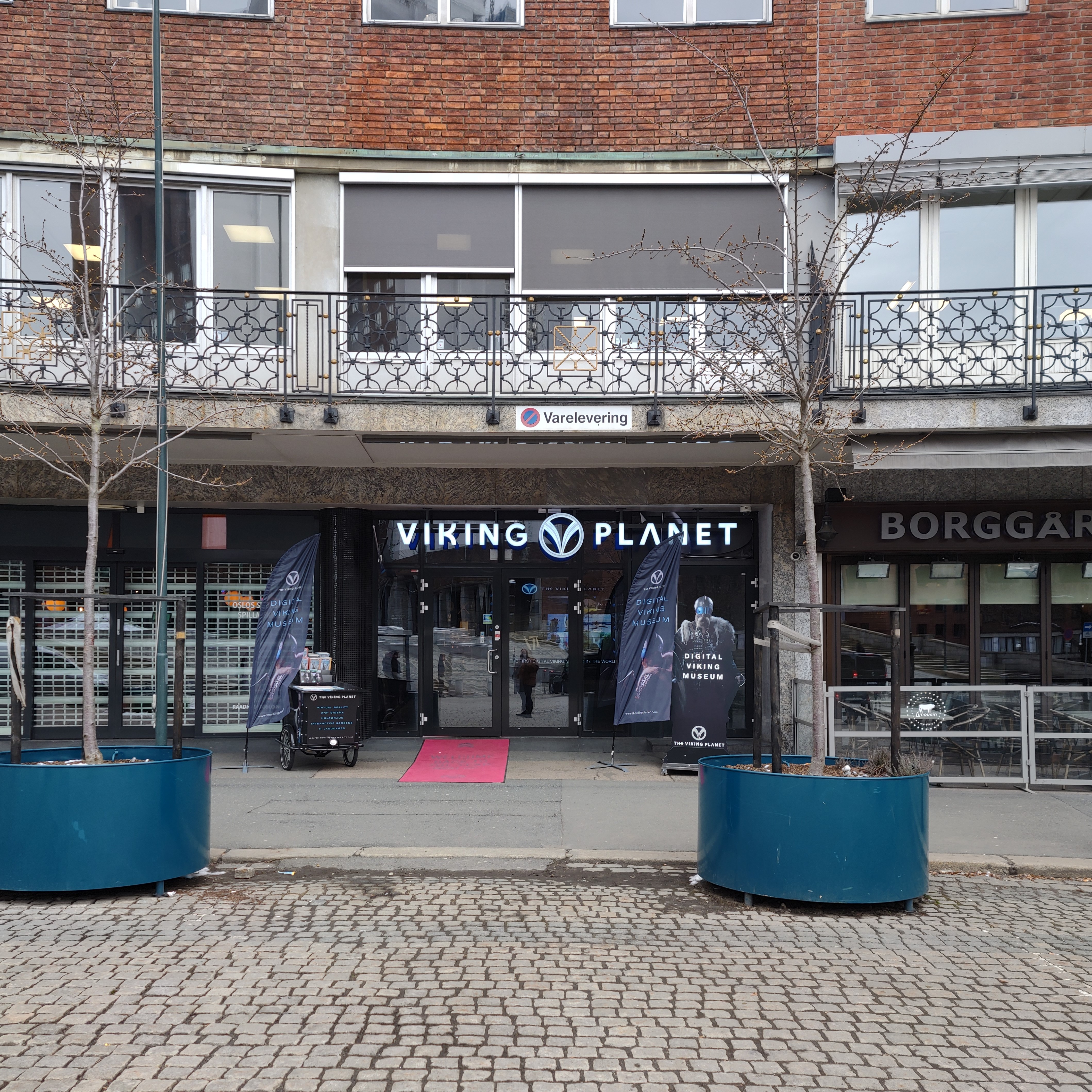 Viking Planet Museum, Oslo, Norway, storefront of Viking Planet