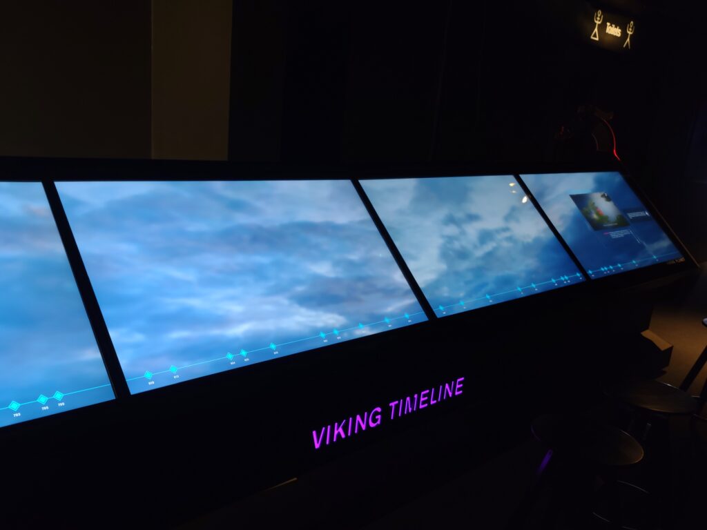 Viking Planet Museum, Oslo, Norway, touch screens