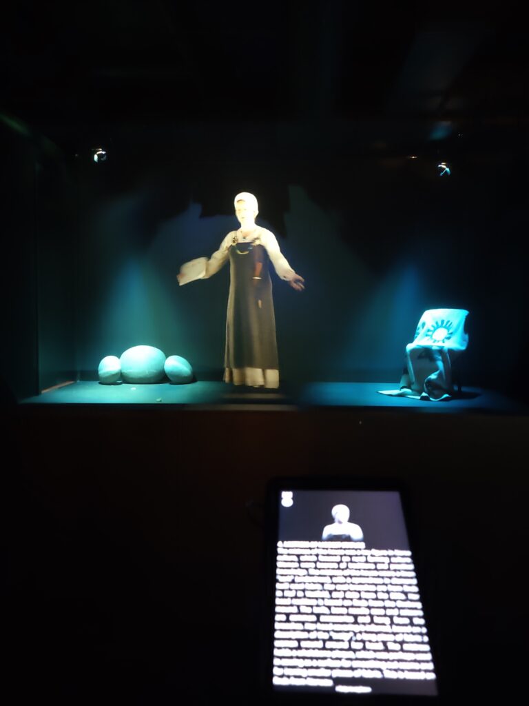 Viking Planet Museum, Oslo, Norway, hologram and tablet