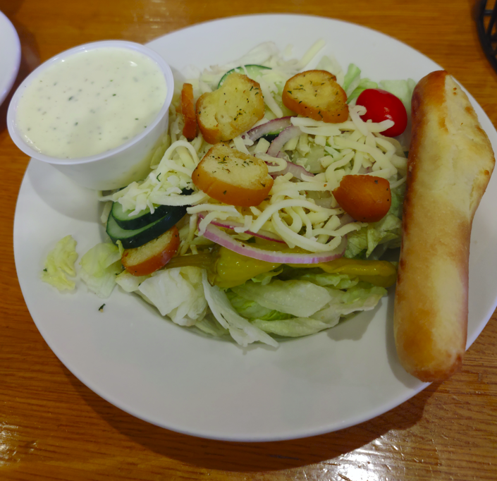 Marzoni's Italian Food Altoona, PA side salad