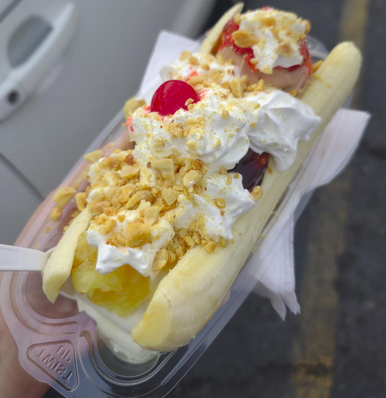 Banana Split- Mattie's Frozen Custard