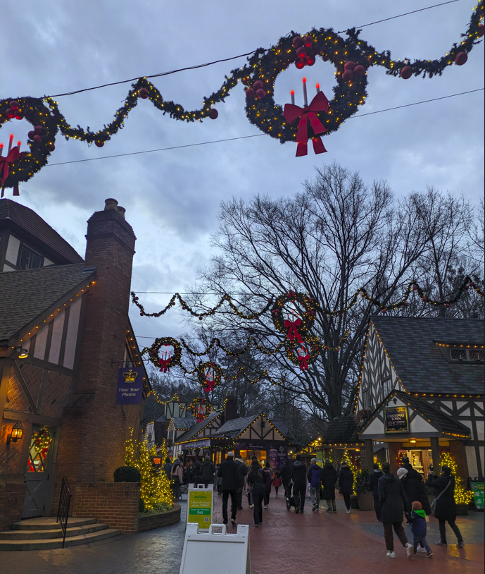 Busch Gardens Christmas Town - England