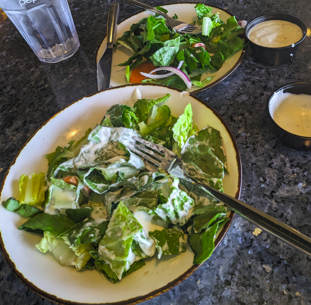 Ynot PIzza Virginia Beach - salad