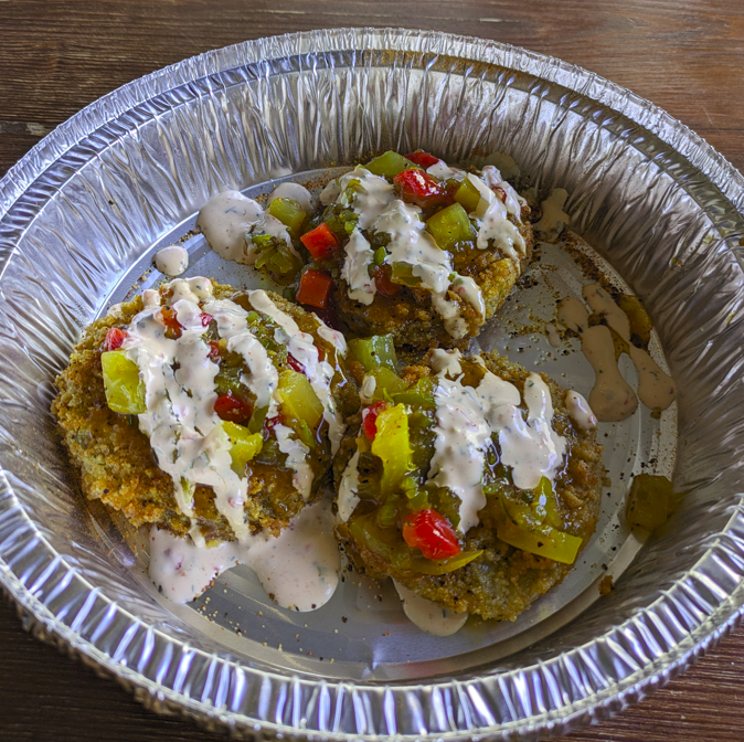 buttermilk and honey, Richmond, VA - fried green tomatoes