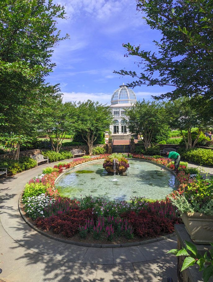 Lewis Ginter Botanical Garden fountain