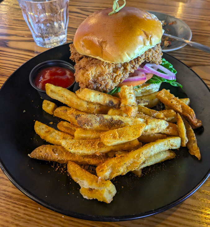 charred - catfish sandwich