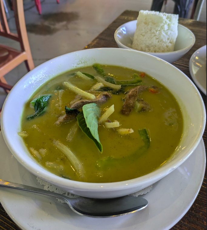 Kittiwat Thai Kitchen - Frederick MD - Green Curry