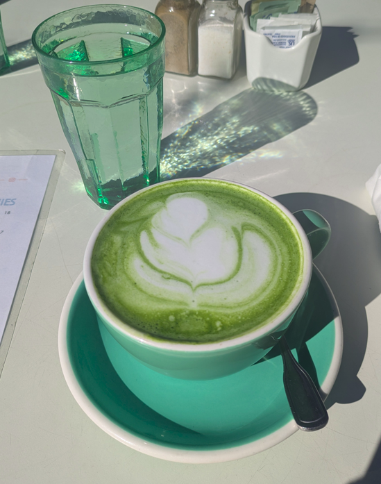 collins quarter at forsyth - matcha latte