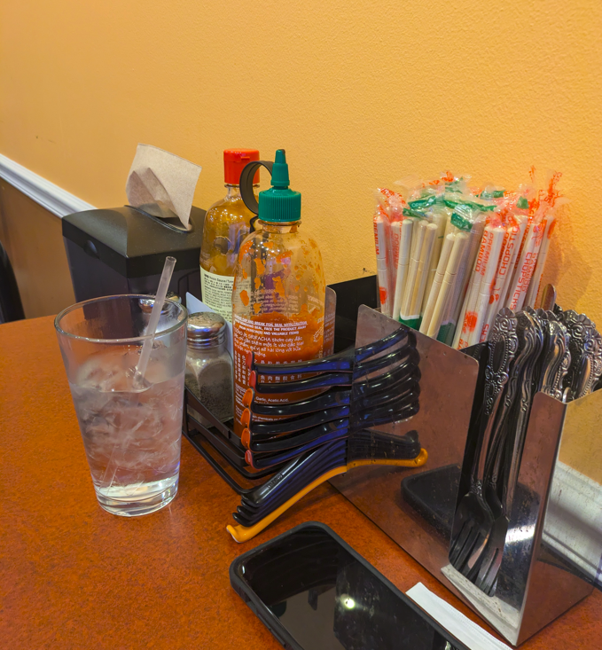 Miss Saigon in Aberdeen, MD - table setting